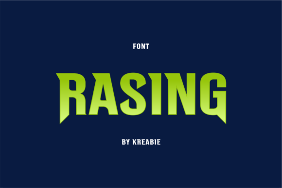 A Designer's Review of the Rasing Display Font