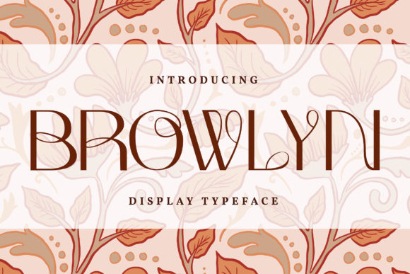 Browlyn: A Chic Modern Display Font for Designers