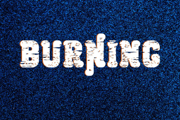 Burning Font Review: A Rough, Assertive Display Typeface for Creative Products