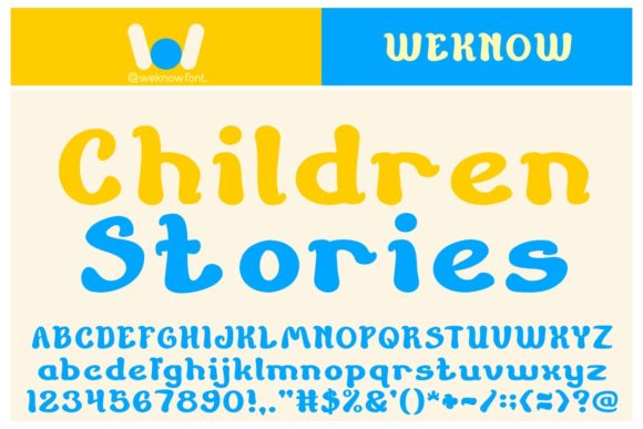 Children Stories Font: Your Secret Weapon for Enchanting Handmade Goods