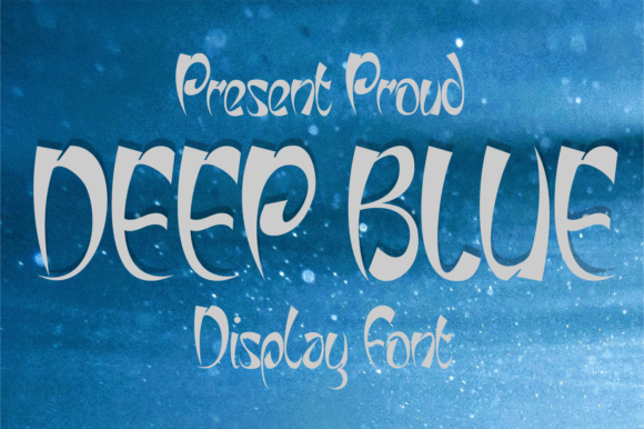 Deep Blue: A Joyful Display Font for Editorial Design