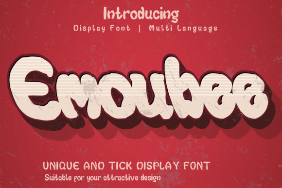Emoubee: A Display Font for Editorial Impact