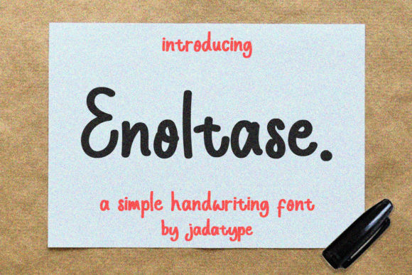 Enoltase: A Font for Authentic, Customer-Facing Branding