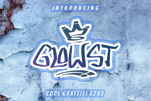 Glowst Font: A Quirky Graffiti Display Typeface for Creative Branding