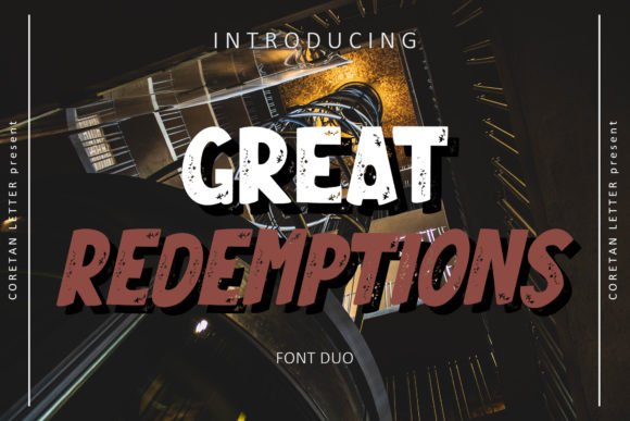 Great Redemptions: A Bold Display Font for Modern Marketing