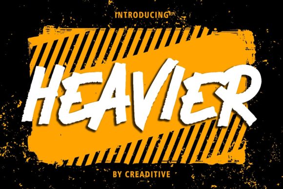 Heavier: A Bold Display Font for Editorial Confidence