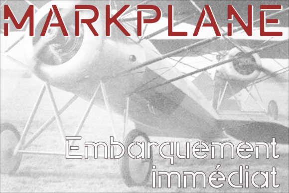 Markplane: A Display Font That Builds Your Business Brand
