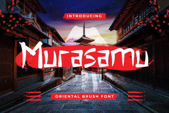 Murasamu: The Japanese Inspired Font for Creative Campaigns