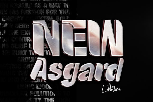 New Asgard: The Bold Display Font for Crafters