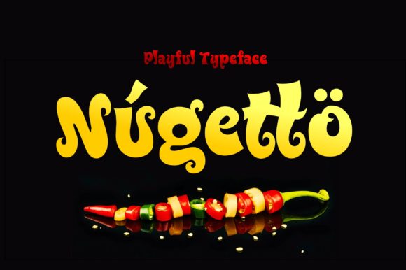 Nugetto Font: A Playful Display Typeface for Modern Branding
