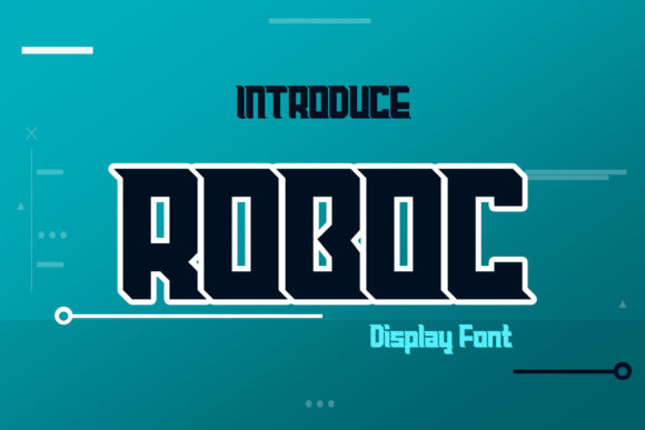 Roboc: A Futuristic Display Font for Editorial Impact