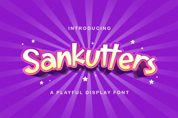 Sankutters: A Display Font for Storytelling and Character