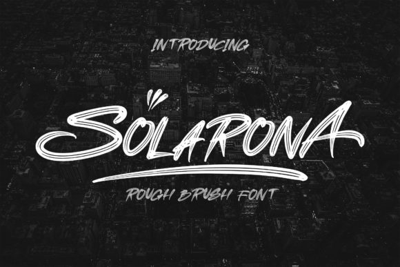 Solarona: An Assertive Display Font for Editorial Design