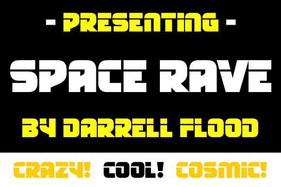 Space Rave: A Modern Display Font for Editorial Atmosphere