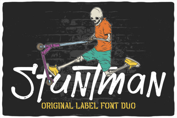 Stuntman: A Duo Font That Elevates Creative Product Designs