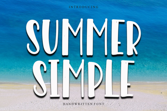 Summer Simple: A Bold, Trendy Font for Creative Branding