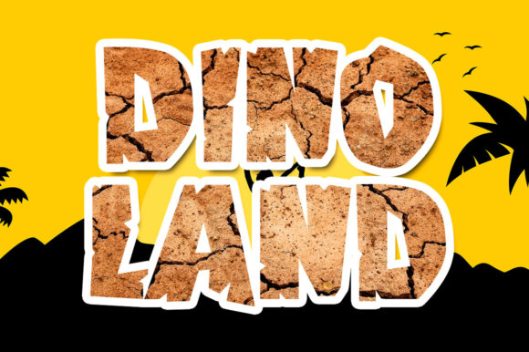 The Bold Charm of Dino Land: A Display Font for Joyful Designs