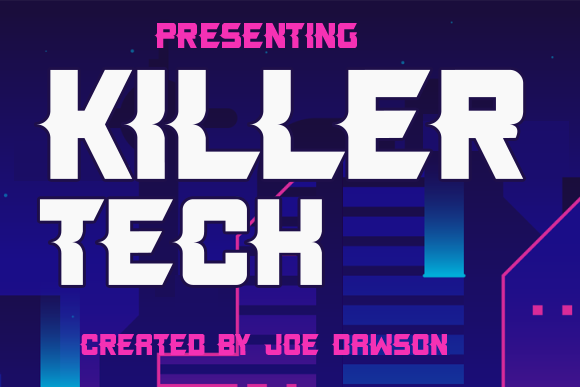 The Killer Tech Display Font for Editorial Design