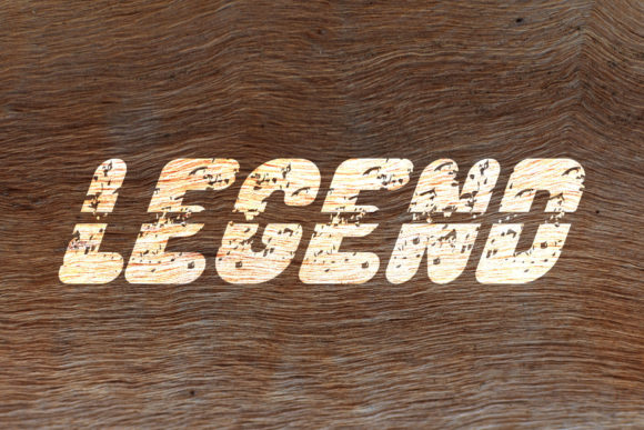 The Legend Font: A Bold Display Typeface for Crafters and Creators