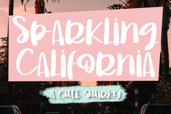The Sparkling California Font for Polished Business Branding