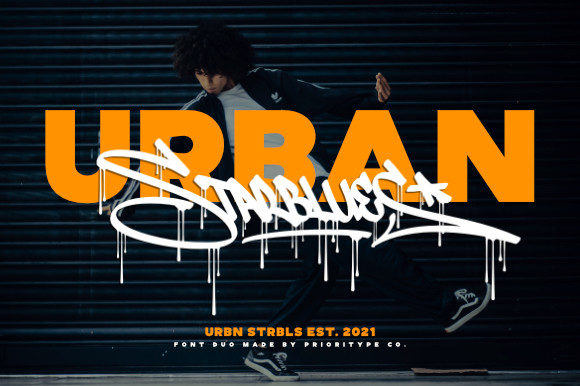 Urban Starblues: A Display Font for Distinctive Brand Identity